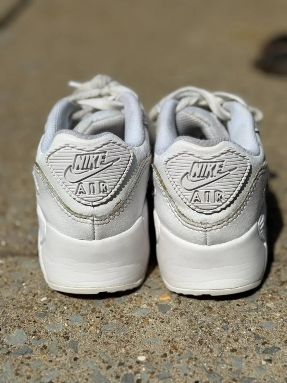 Nike Air Max 90 LTR Kids 13C White Sneakers Y2K Retro Streetwear Clean Girl 4125